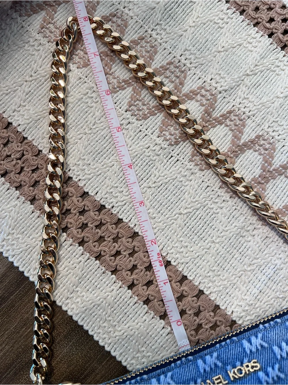 Michael Kors Denim JetSet Demi Pochette Shoulder/Handbag